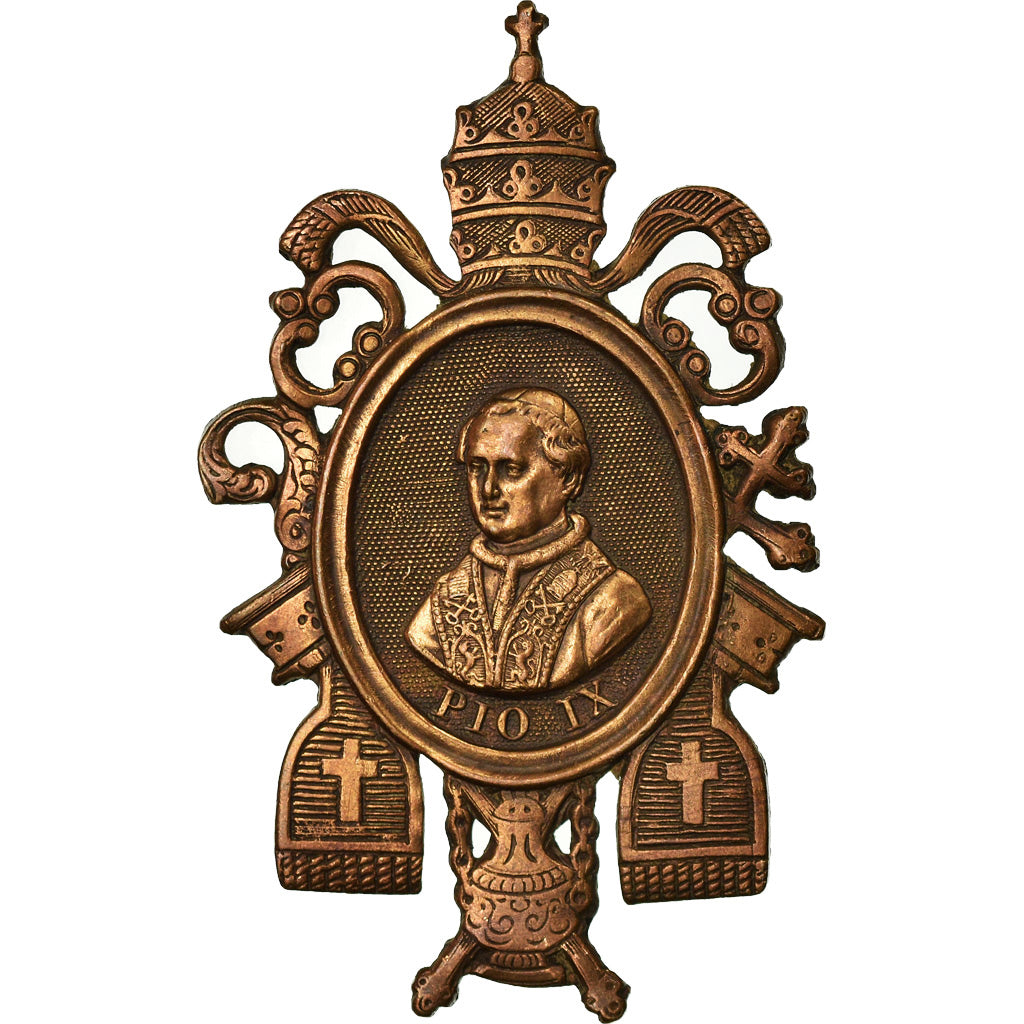 Vatican, Médaille, Le Pape Pie IX, Religions & beliefs, SUP, Cuivre
