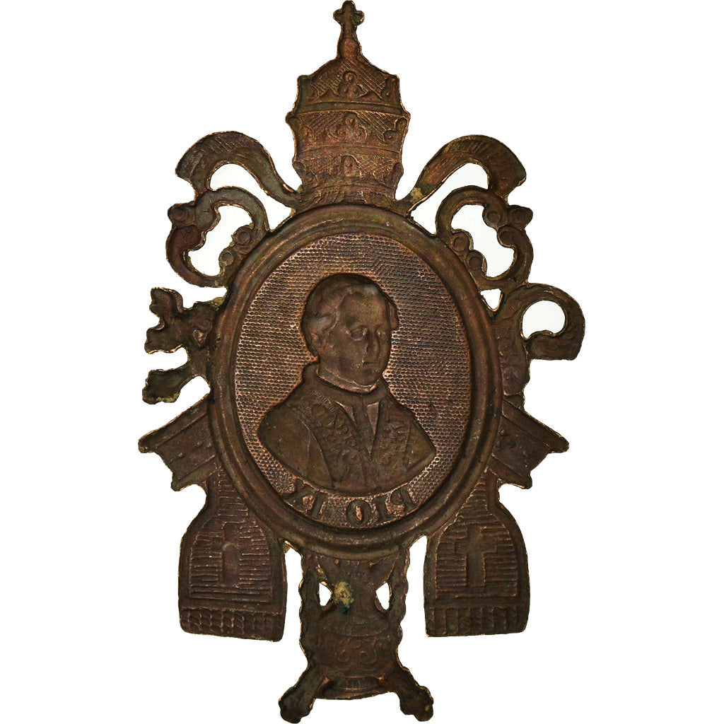 Vatican, Médaille, Le Pape Pie IX, Religions & beliefs, SUP, Cuivre