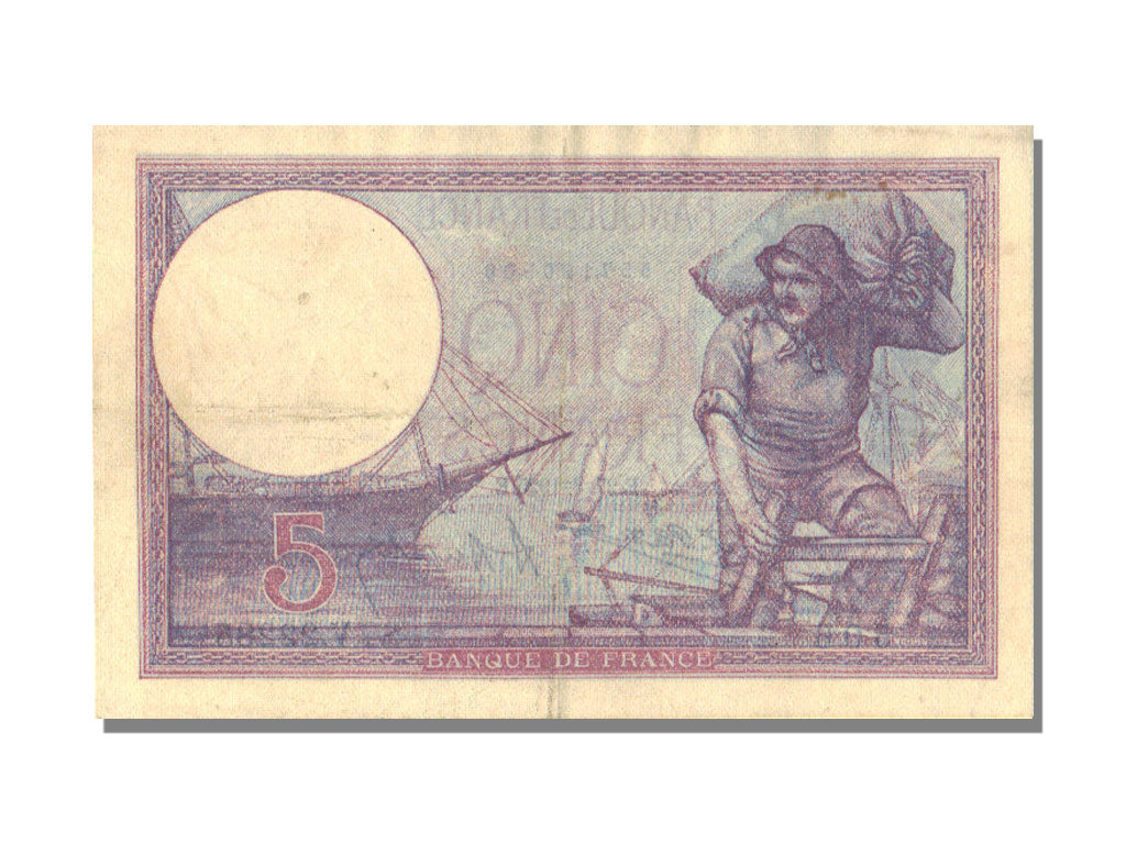 France, 5 Francs, 5 F 1917-1940 ''Violet'', 1925, KM #72c, 1925-03-27,...