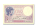 Biljet, Frankrijk, 5 Francs, 5 F 1917-1940 ''Violet'', 1927, 1927-11-25, SPL