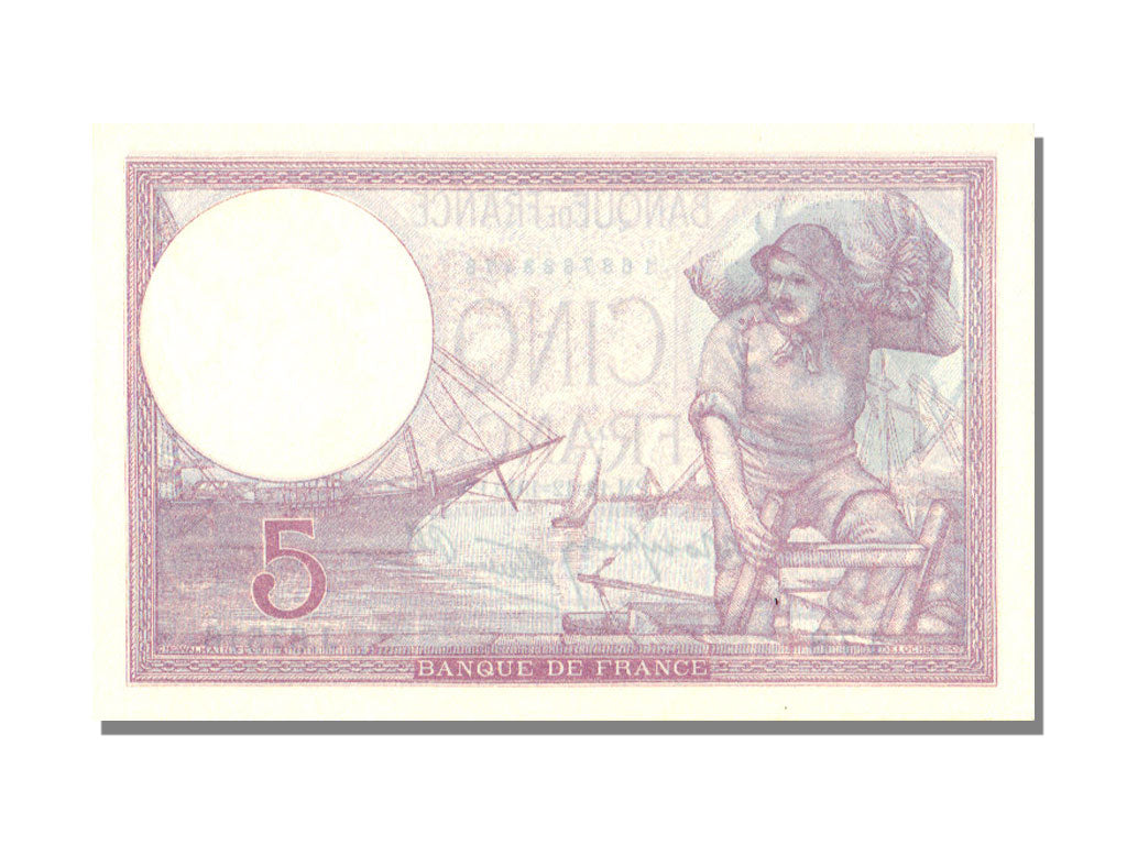 France, 5 Francs, 5 F 1917-1940 ''Violet'', 1940, KM #83, 1940-12-12,...