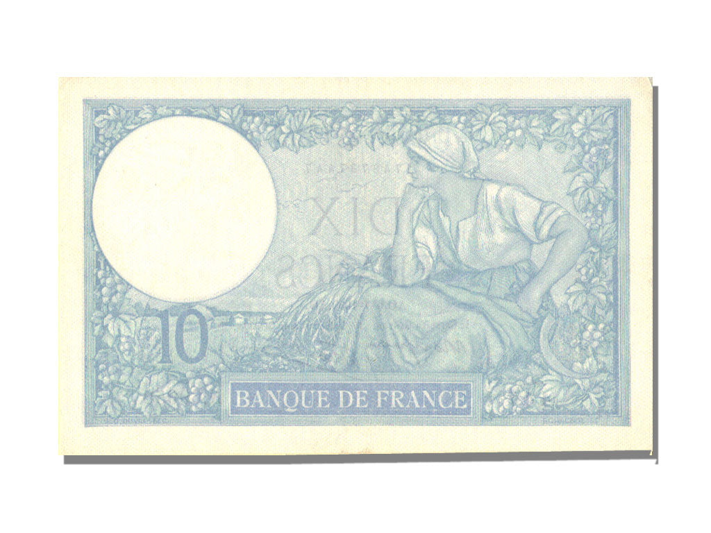 France, 10 Francs, 10 F 1916-1942 ''Minerve'', 1939, KM #84, 1939-07-06,...