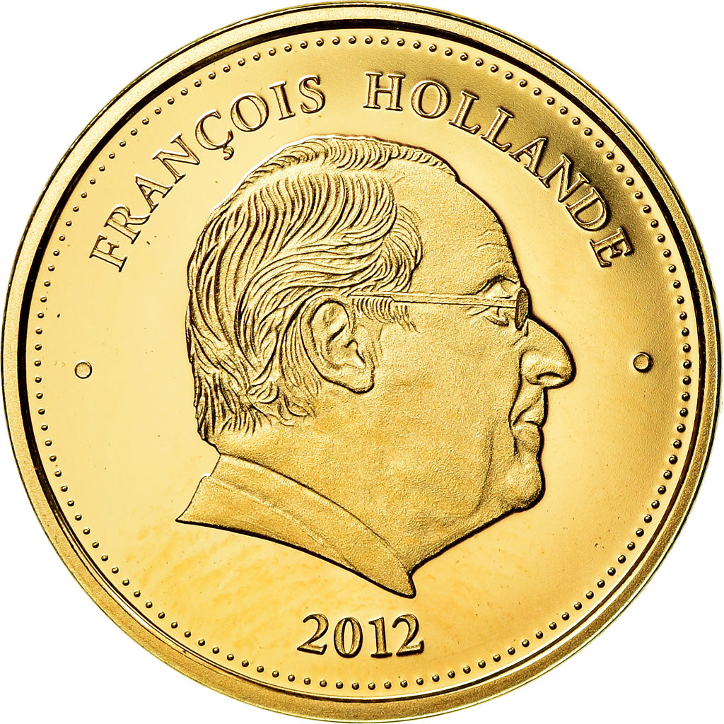 France, Medal, François Hollande, Président de la République, 2012