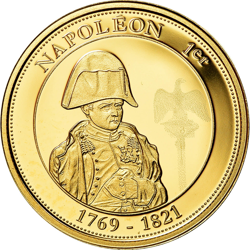 France, Medal, Napoléon Ier, History, MS(65-70), Gold