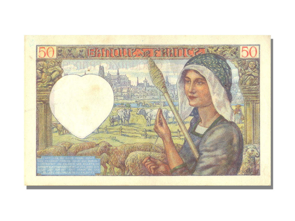 50 Francs Type J. Coeur