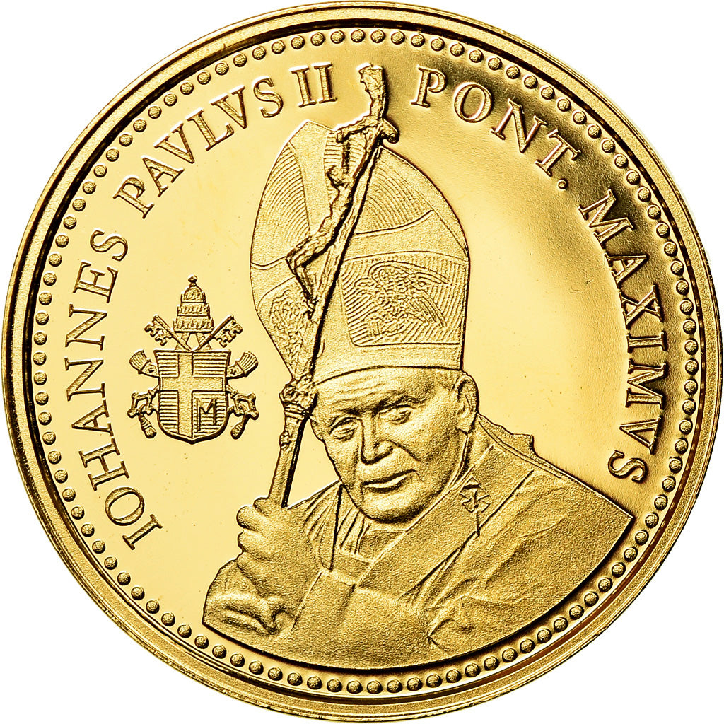 Vatican, Medal, La Béatification de jean-Paul II, 2011, MS(65-70), Gold