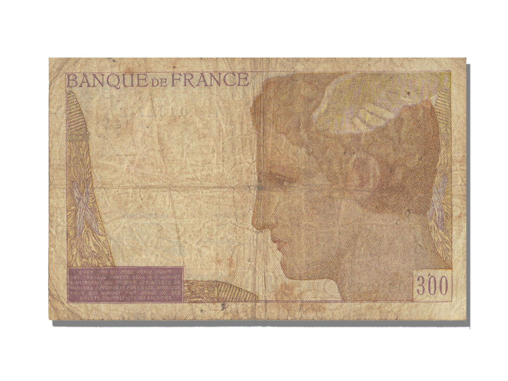 Biljet, Frankrijk, 300 Francs, 300 F 1938-1939, 1938-02-09, TB+, Fayette:29.3