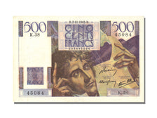 FRANCE, 500 Francs, 1945, KM #129a, 1945-11-07, UNC(60-62), Fayette #34.3