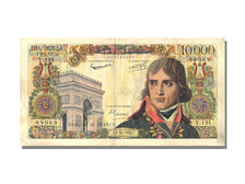 FRANCE, 10 000 Francs, 1958, KM #136b, 1958-10-02, VF(30-35), Fayette #51.13