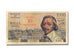 France, 10 Nouveaux Francs on 1000 Francs, 1955-1959 Overprinted with...