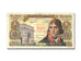 France, 100 Nouveaux Francs on 10,000 Francs, 1955-1959 Overprinted with...