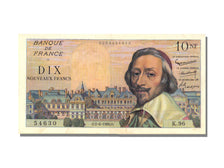 FRANCE, 10 Nouveaux Francs, 1960, KM #142a, 1960-06-02, AU(55-58), Fayette #57.8