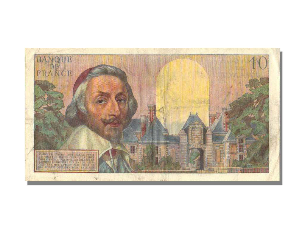 FRANCE, 10 Nouveaux Francs, 1960, KM #142a, 1960-06-02, VF(30-35), Fayette #57.8