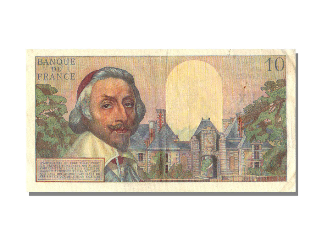 FRANCE, 10 Nouveaux Francs, 1960, KM #142a, 1960-09-01, VF(30-35), Fayette...