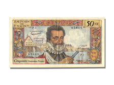 Banknot, Francja, 50 Nouveaux Francs, Henri IV, 1959, 1959-03-05, AU(55-58)
