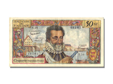 Banknot, Francja, 50 Nouveaux Francs, Henri IV, 1959, 1959-07-02, AU(55-58)