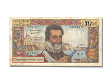 France, 50 Nouveaux Francs, 50 NF 1959-1961 ''Henri IV'', 1959, KM #143a,...