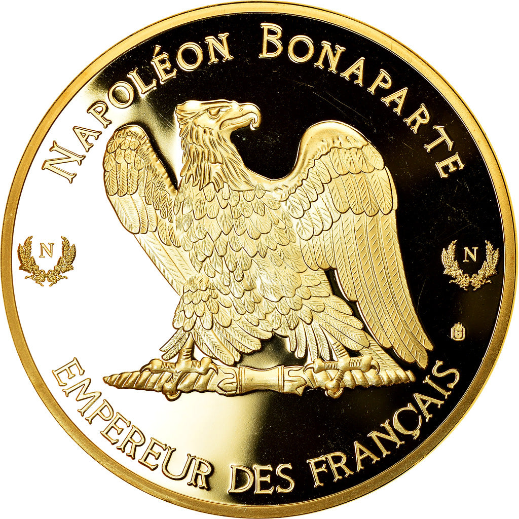 France, Medal, Le sacre de Napoléon Ier par Pie VII, MS(65-70), Copper Gilt