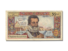 Billete, Francia, 50 Nouveaux Francs, 50 NF 1959-1961 ''Henri IV'', 1961