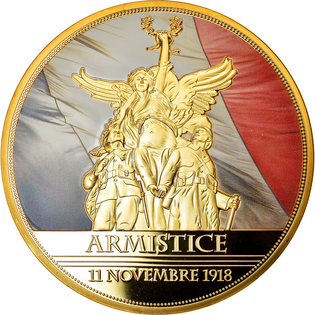 France, Medal, Centenaire de la Première Guerre Mondiale, Armistice, MS(65-70)