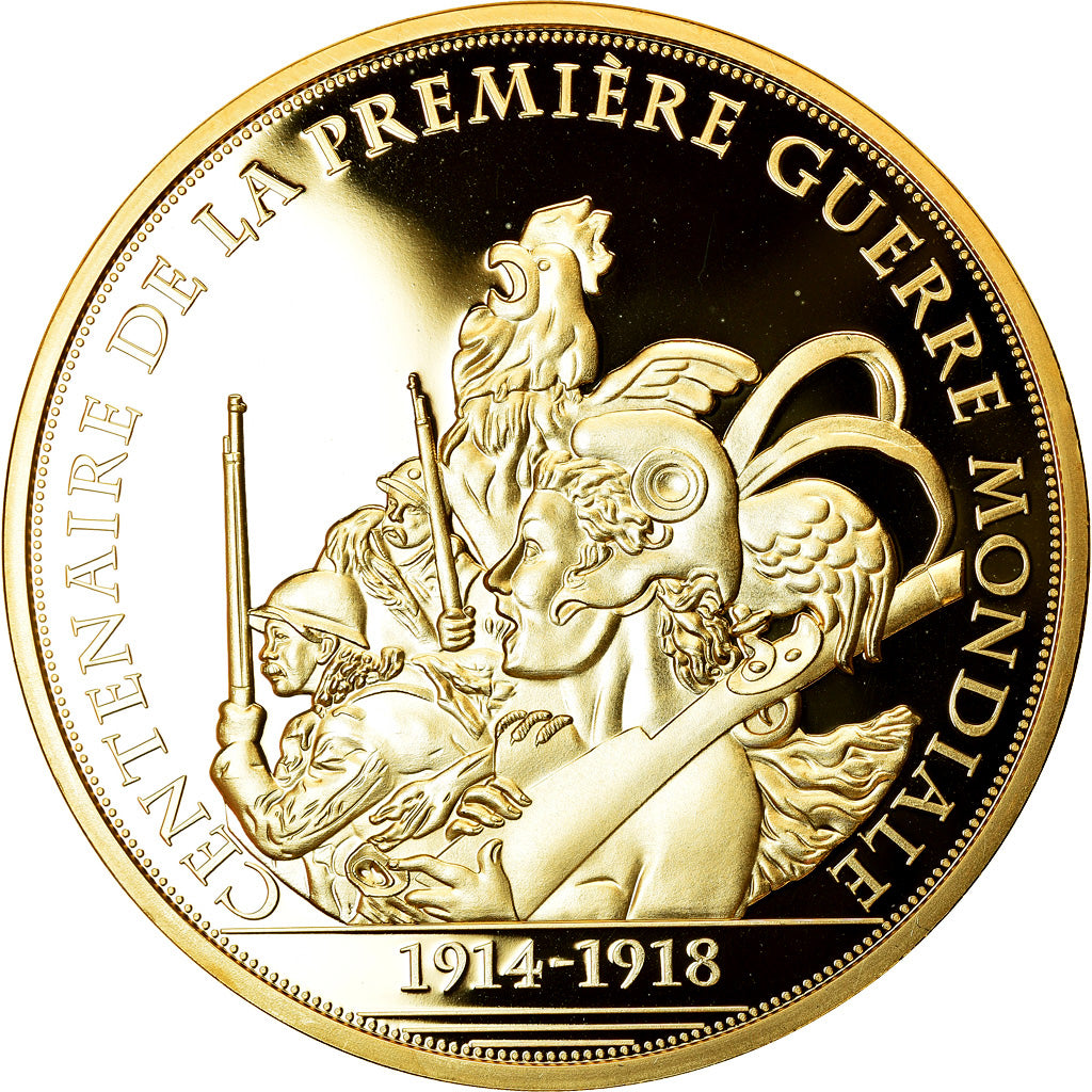 France, Medal, Centenaire de la Première Guerre Mondiale, Armistice, MS(65-70)