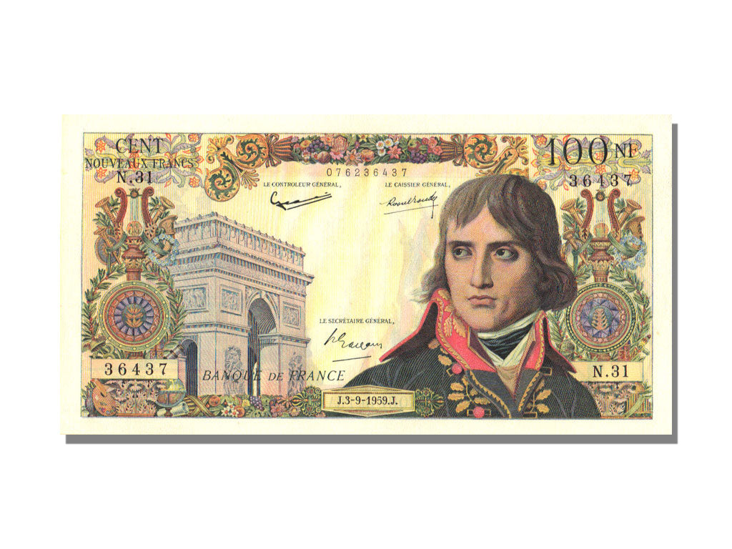 100 Nouveaux Francs Type Bonaparte
