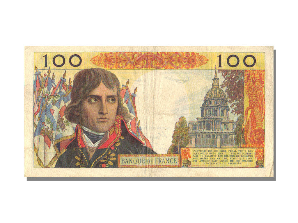 France, 100 Nouveaux Francs, 100 NF 1959-1964 ''Bonaparte'', 1964, KM #144a,...