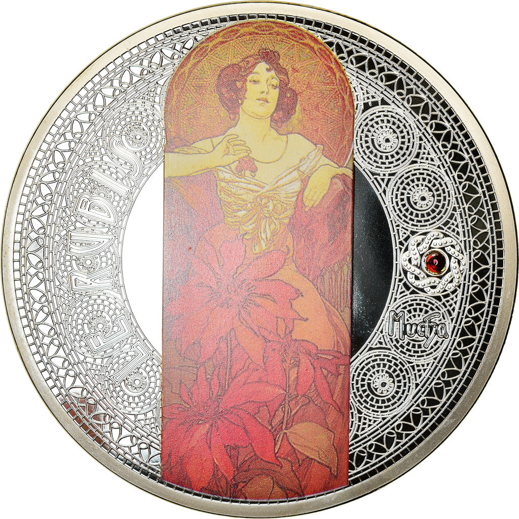 France, Medal, Les Gemmes, Le Rubis, MS(65-70), Copper Plated Silver
