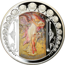 France, Medal, Les Quatre Saisons, Le Printemps, MS(65-70), Copper Plated Silver