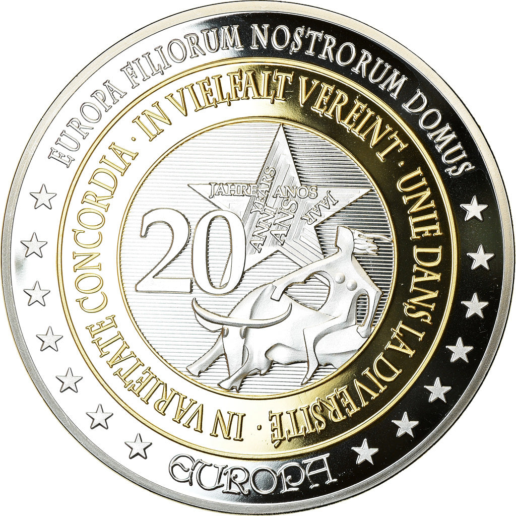 Spain, Medal, Europe, Décision du Conseil sur la Dénomination Euro, Madrid