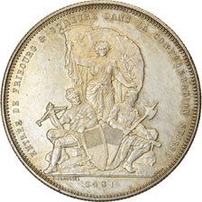 Coin, Switzerland, 5 Francs, 1881, AU(55-58), Silver, KM:S15