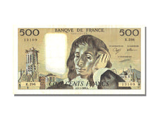 Billete, Francia, 500 Francs, 500 F 1968-1993 ''Pascal'', 1989, 1989-03-02, EBC
