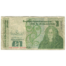 Banknote, Ireland - Republic, 1 Pound, 1989, 1989-04-12, KM:70d, VG(8-10)