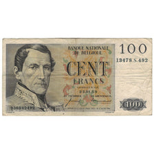 Banknote, Belgium, 100 Francs, 1959, KM:129c, EF(40-45)