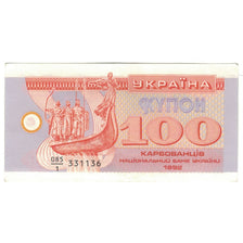 Banknote, Ukraine, 100 Karbovantsiv, 1992, 1992, KM:88a, UNC(63)