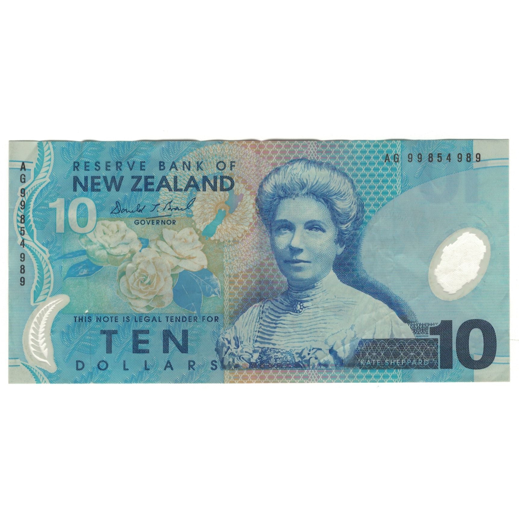 Banknote, New Zealand, 10 Dollars, 1999, KM:186b, EF(40-45)