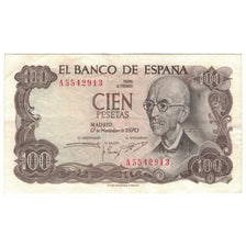 Banknote, Spain, 100 Pesetas, 1970, 1970-11-17, KM:152a, EF(40-45)