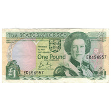 Banknote, Jersey, 1 Pound, KM:15a, EF(40-45)