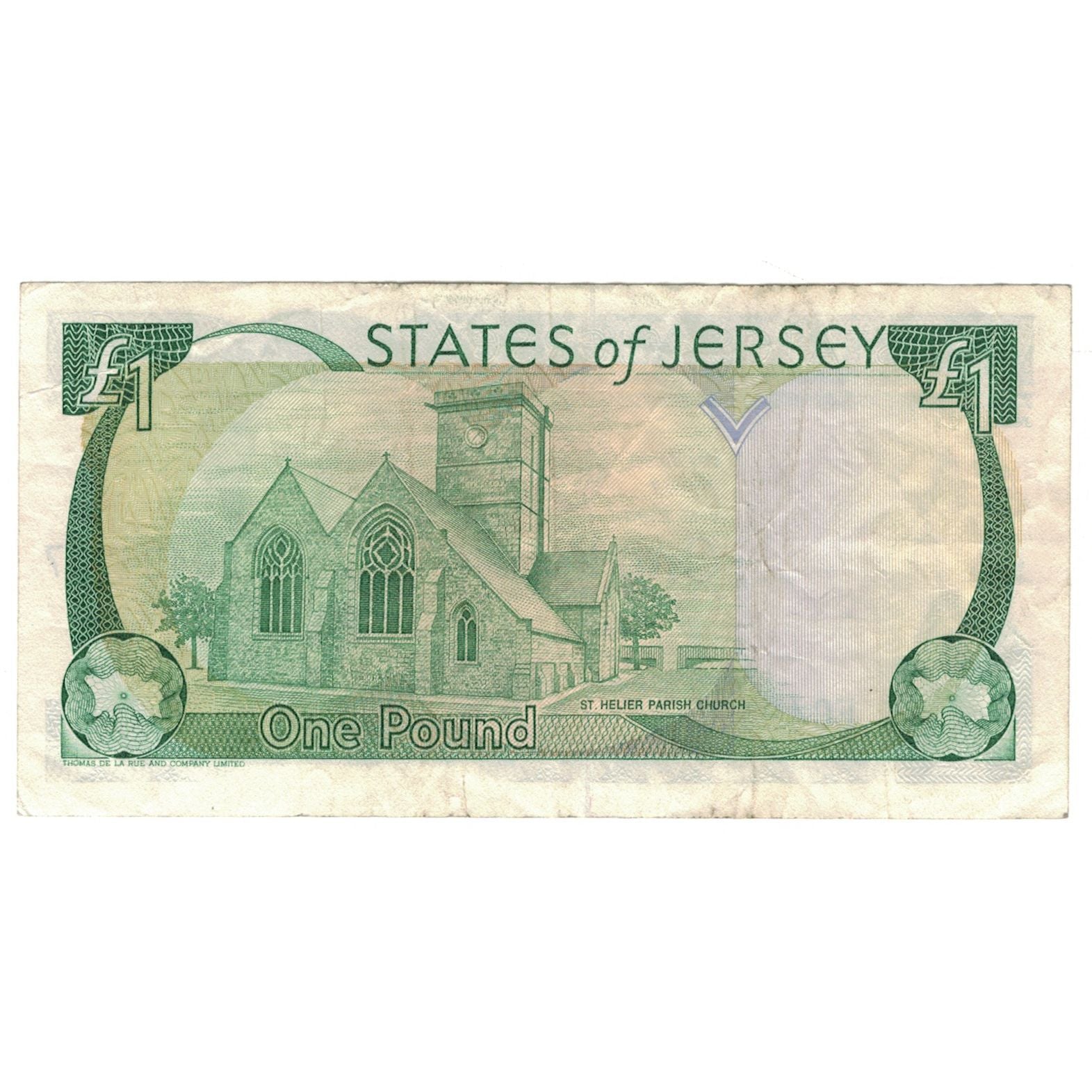 Banknote, Jersey, 1 Pound, KM:15a, EF(40-45)