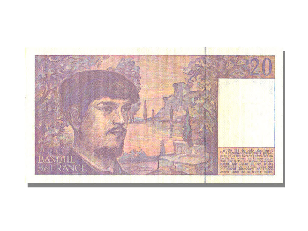 FRANCE, 20 Francs, 1991, KM #151e, UNC(65-70), Fayette #66 bis .2