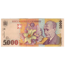 Geldschein, Rumänien, 5000 Lei, 1998, KM:107a, UNZ-