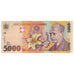 Geldschein, Rumänien, 5000 Lei, 1998, KM:107a, UNZ-