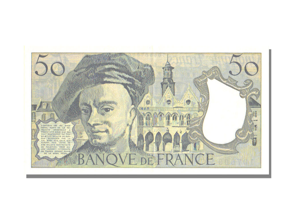 FRANCE, 50 Francs, 1991, KM #152e, UNC(63), Fayette #67.17