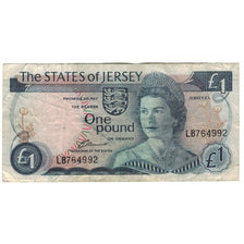 Banknote, Jersey, 1 Pound, Undated (1976-1988), KM:11a, VF(20-25)