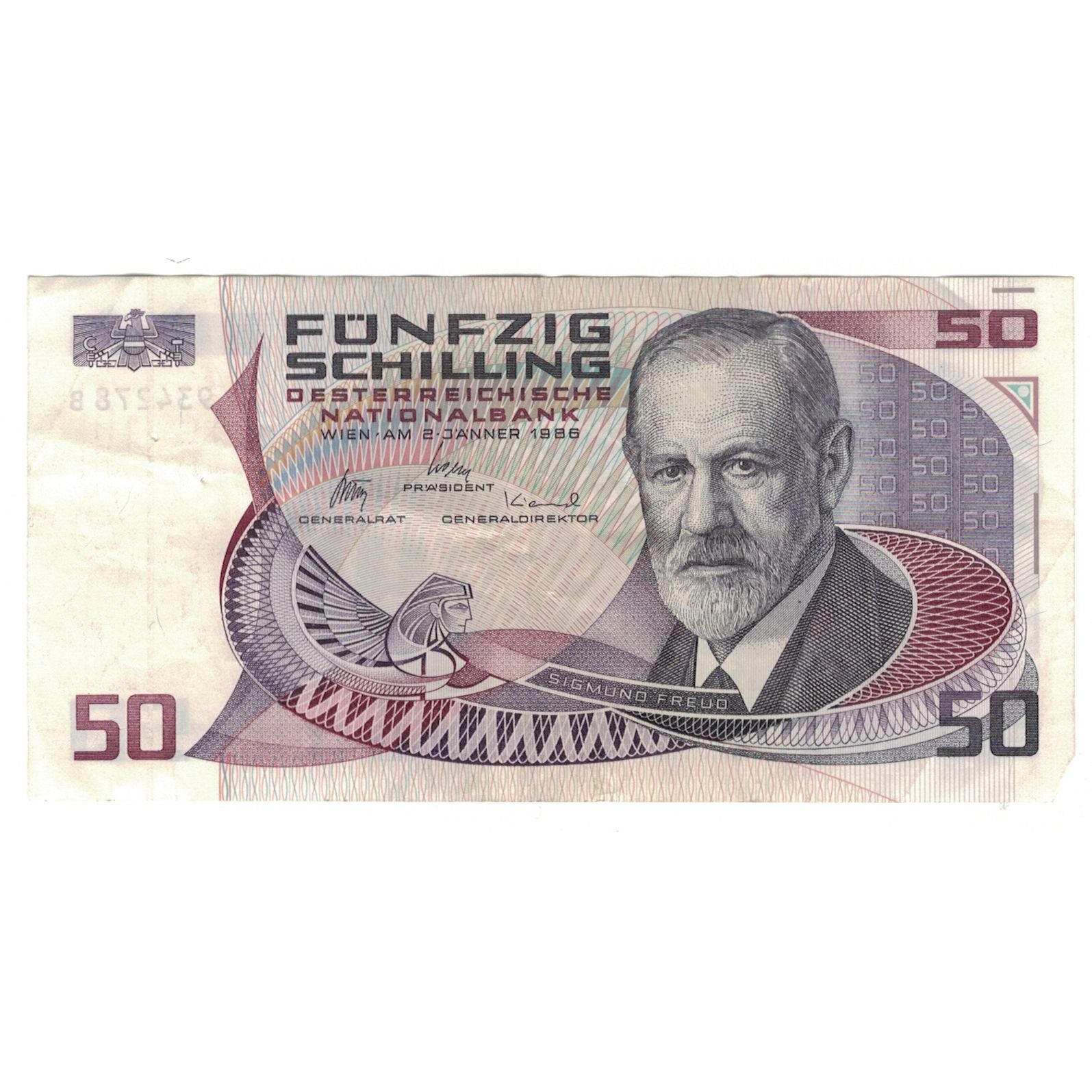 Banknote, Austria, 50 Schilling, 1986, 1986-01-02, KM:149, EF(40-45)