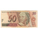 Banknote, Brazil, 50 Reais, Undated (1944), KM:246l, AU(55-58)