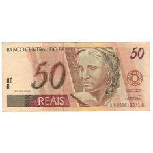 Banknot, Brazylia, 50 Reais, Undated (1944), KM:246l, EF(40-45)