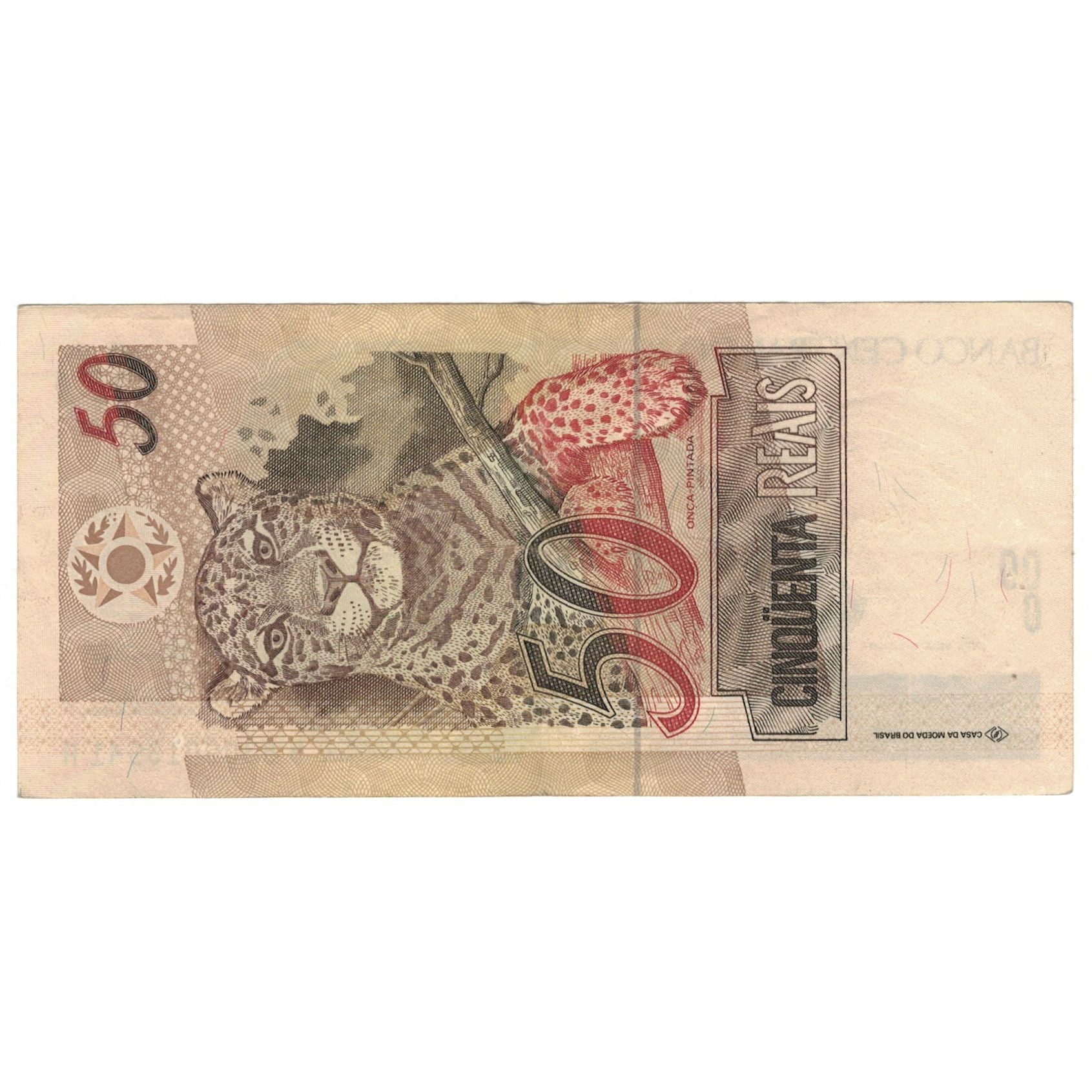 Banknote, Brazil, 50 Reais, Undated (1944), KM:246l, EF(40-45)
