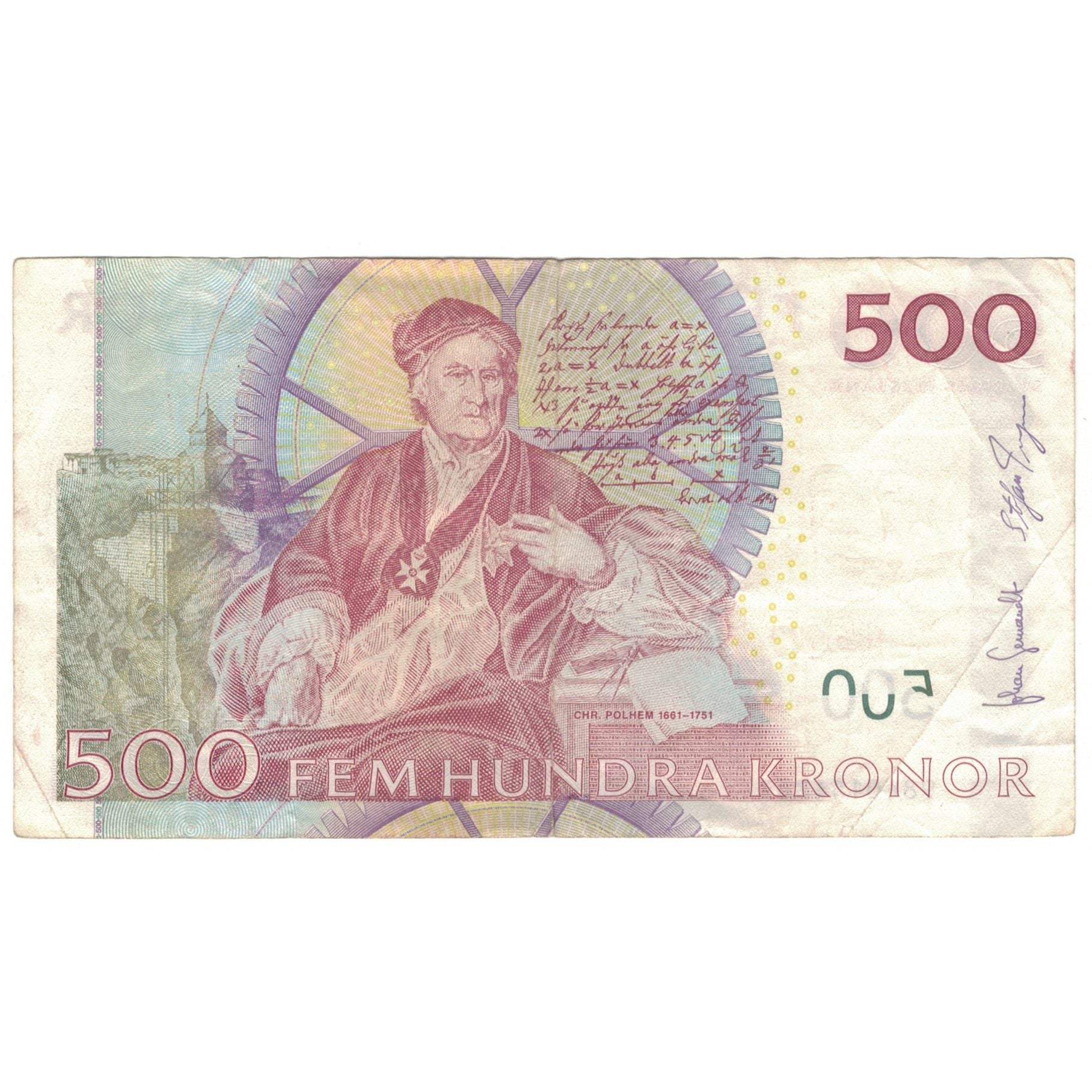 Banknote, Sweden, 500 Kronor, 2001-2006, 2001-2002, KM:66a, VF(20-25)