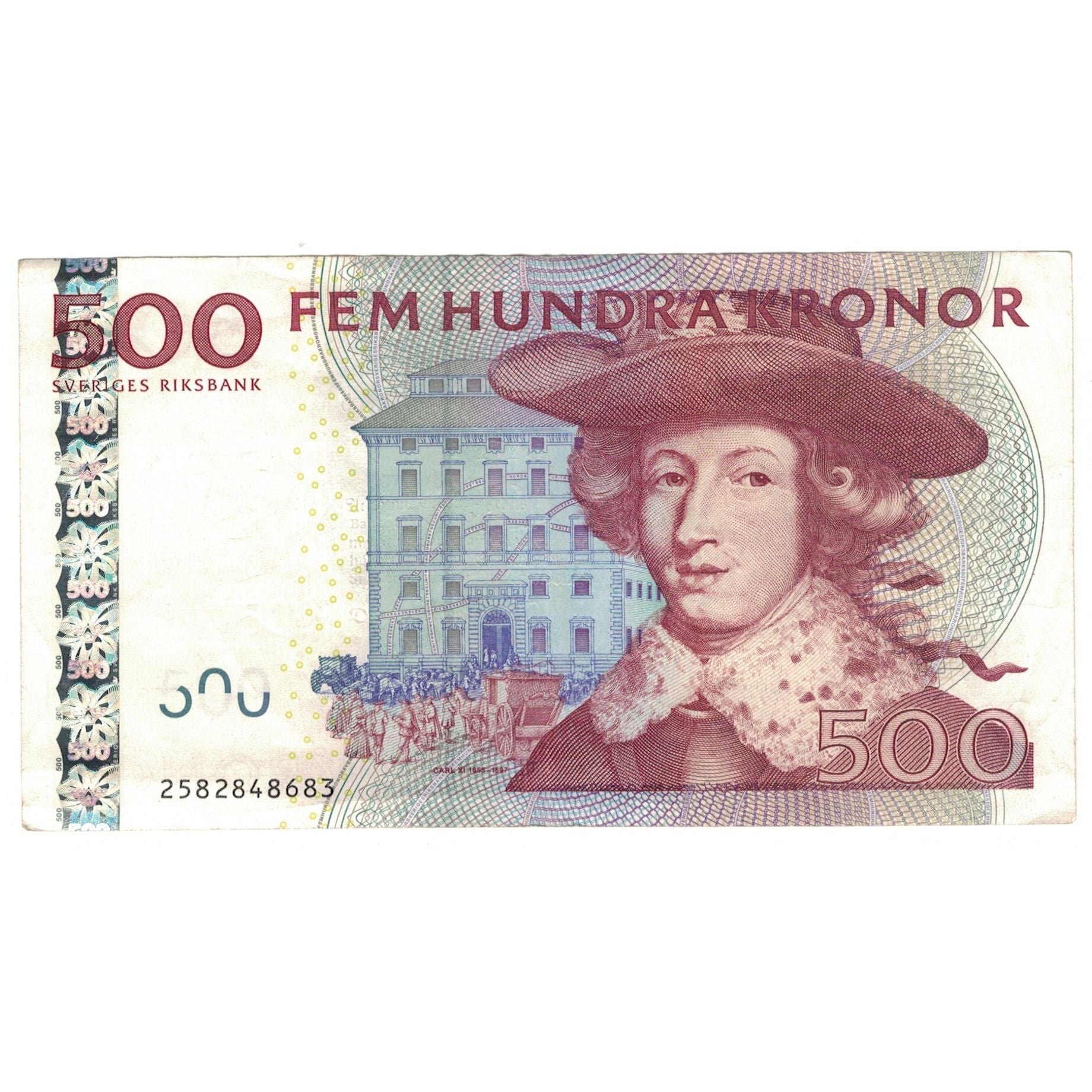 Banknote, Sweden, 500 Kronor, 2001-2006, 2001-2002, KM:66a, AU(55-58)